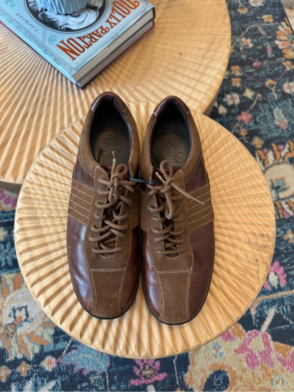 Cole Haan leather suede bicycle toe sneakers Brown Size 10.5